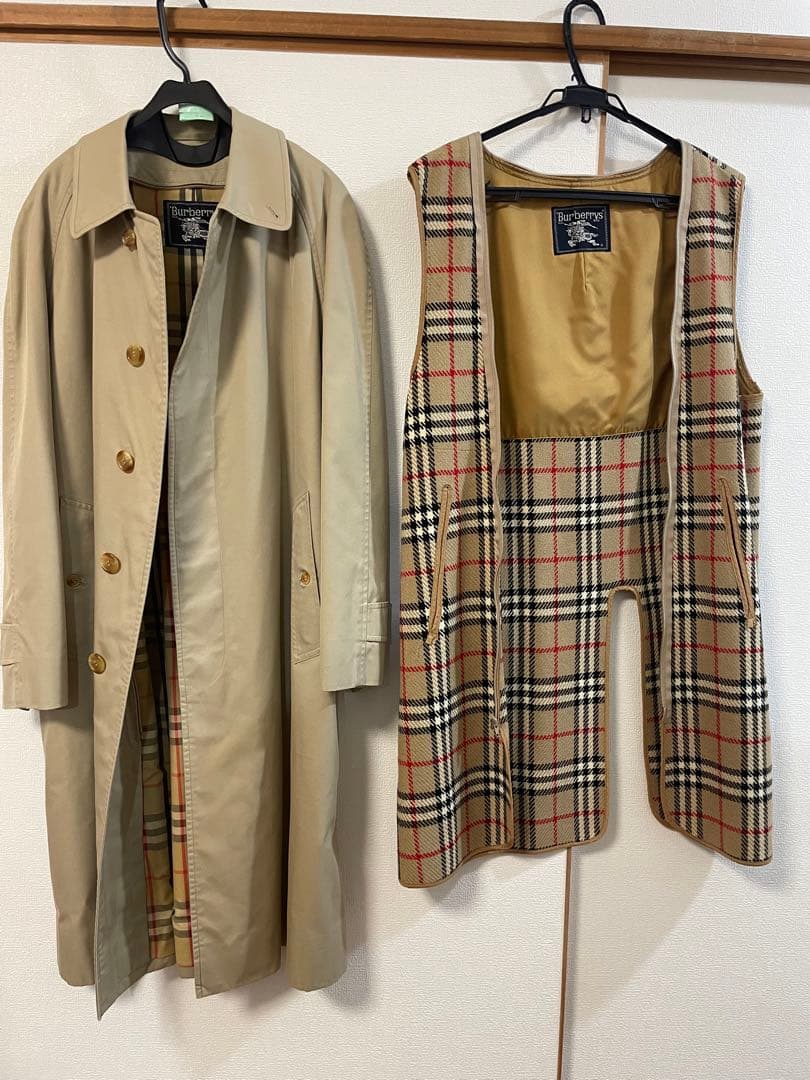 Burberrys バーバリー ステンカラーコート ライナー付　サイズＭ