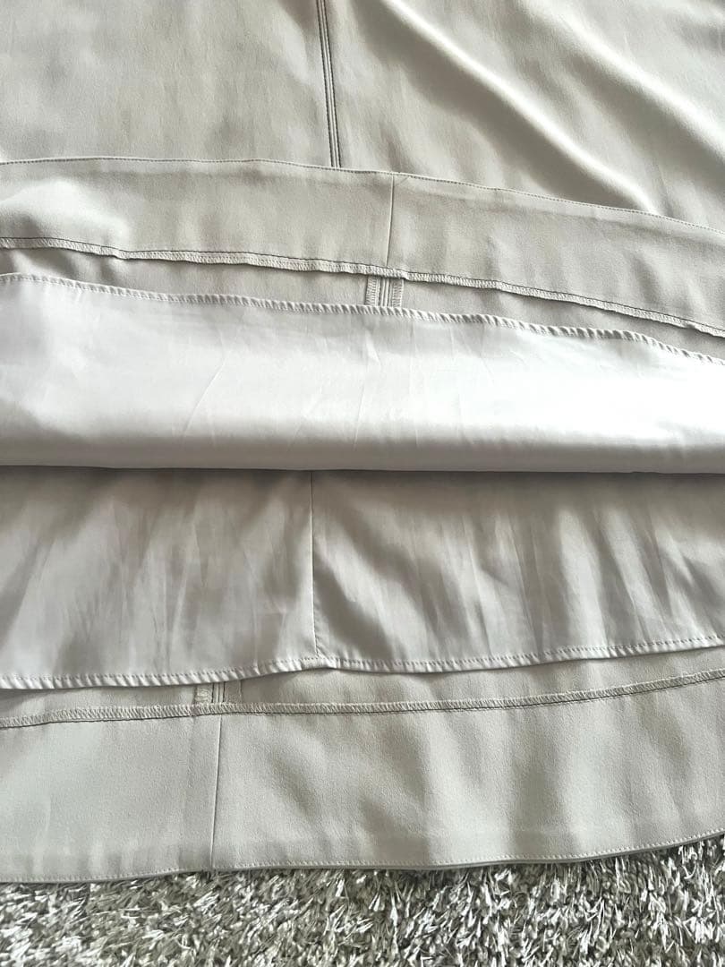 新品未使用＊デイリーに着回し／洗える　配色ステッチ ジャンパースカート