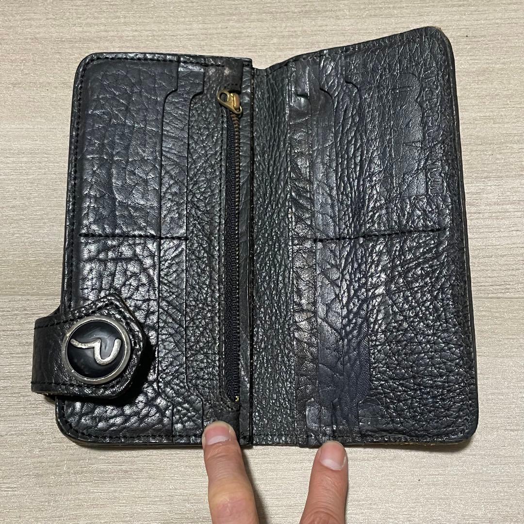 EVISU 本革 長財布 ど根性 カード 小銭 エヴィス エビス