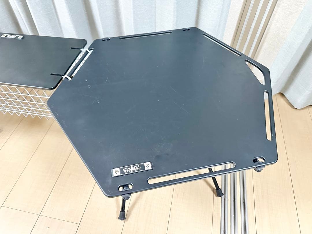フィールドサハラ 折りたたみ ヘキサテーブル キャンプ アウトドア