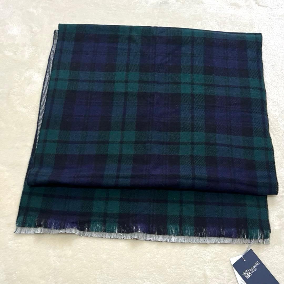 タグ付き未使用✨ジョンストンズ オブ エルガン ウール 大判ストール マフラー