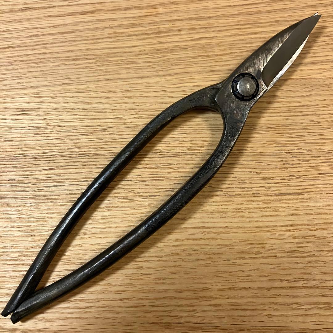 安広　キリバシ　切箸　8寸　植木鋏　庭師鋏