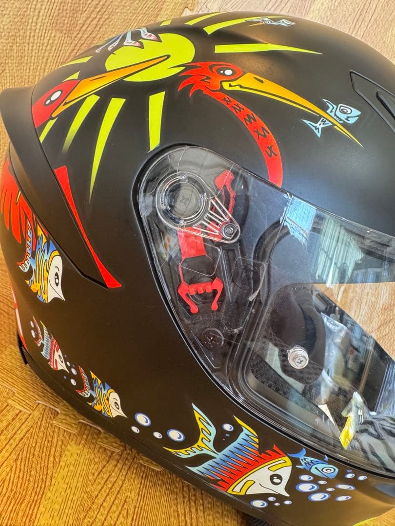 週末セール❣❣agv k1 クリアーシールド　ヘルメット　S