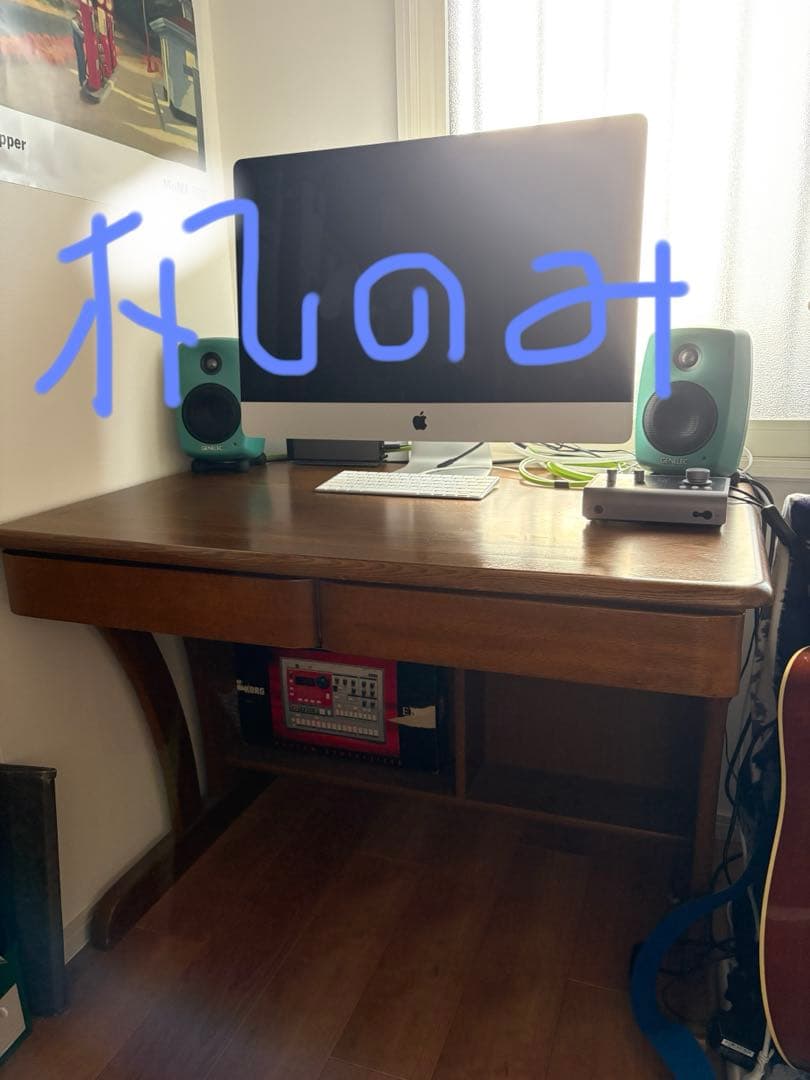 浜本工芸　無垢　学習机　皇族御用達