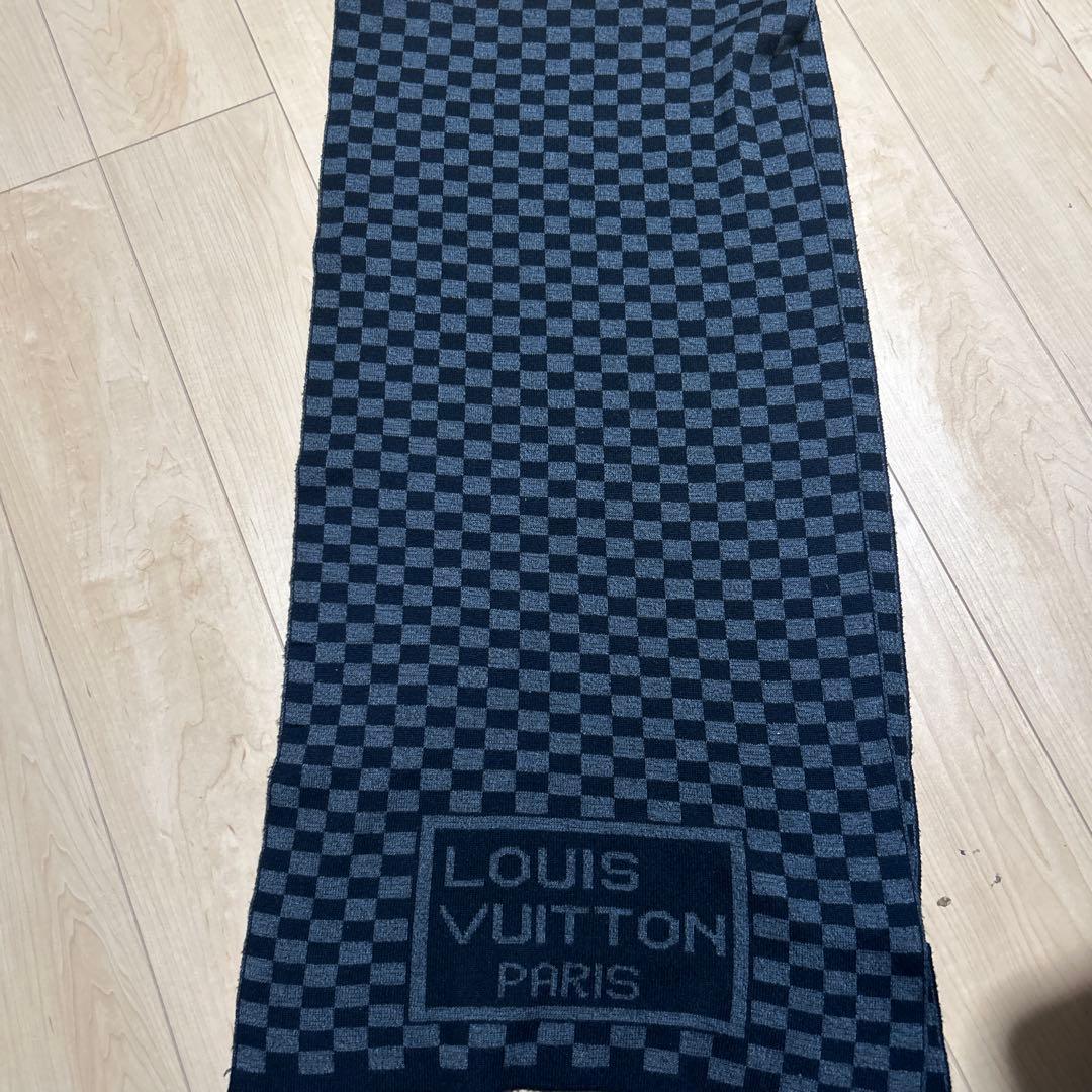LOUIS VUITTON チェック柄マフラー
