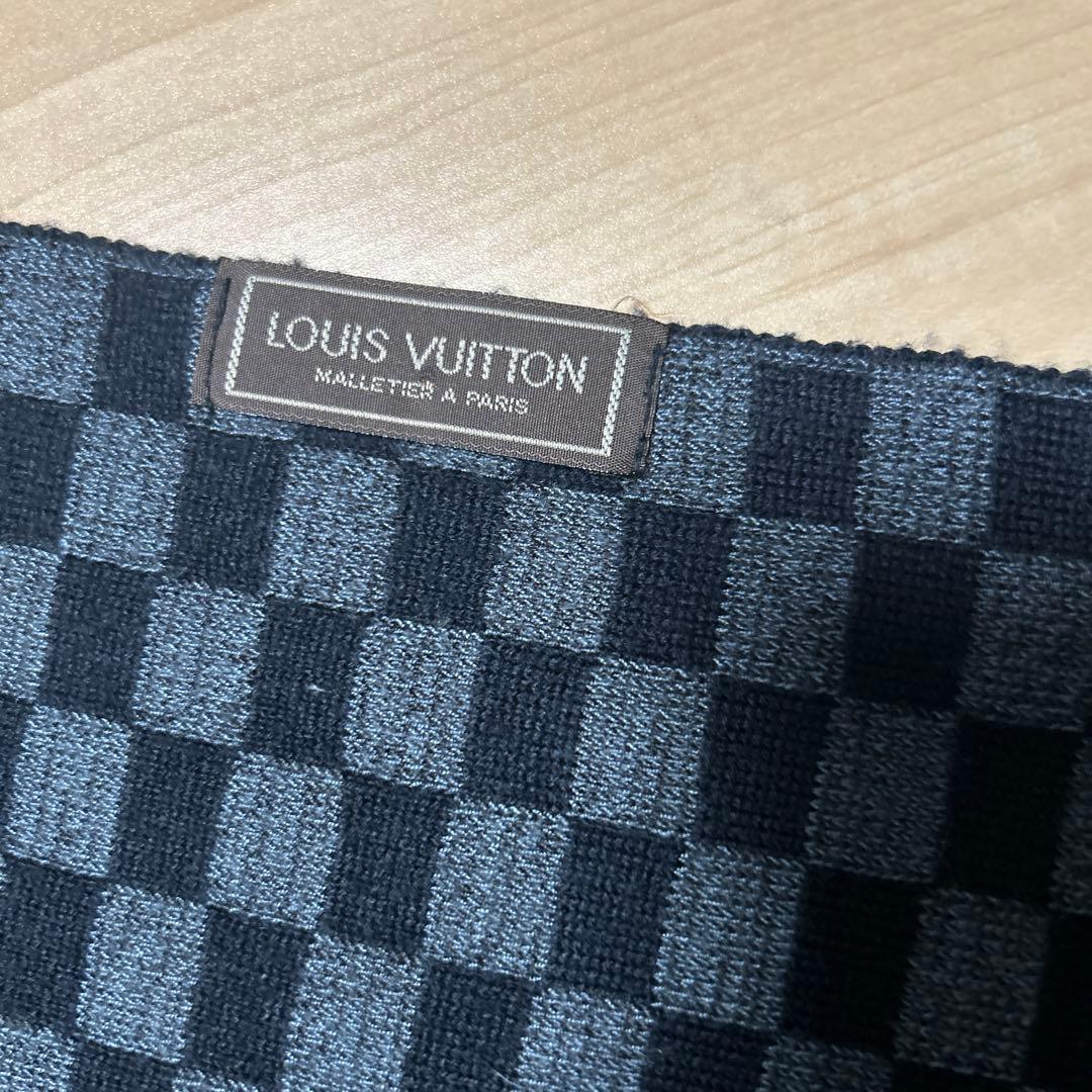 LOUIS VUITTON チェック柄マフラー