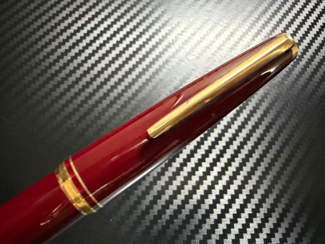 未使用に近い モンブラン No.221 ボルドー M 中字 万年筆 両用式