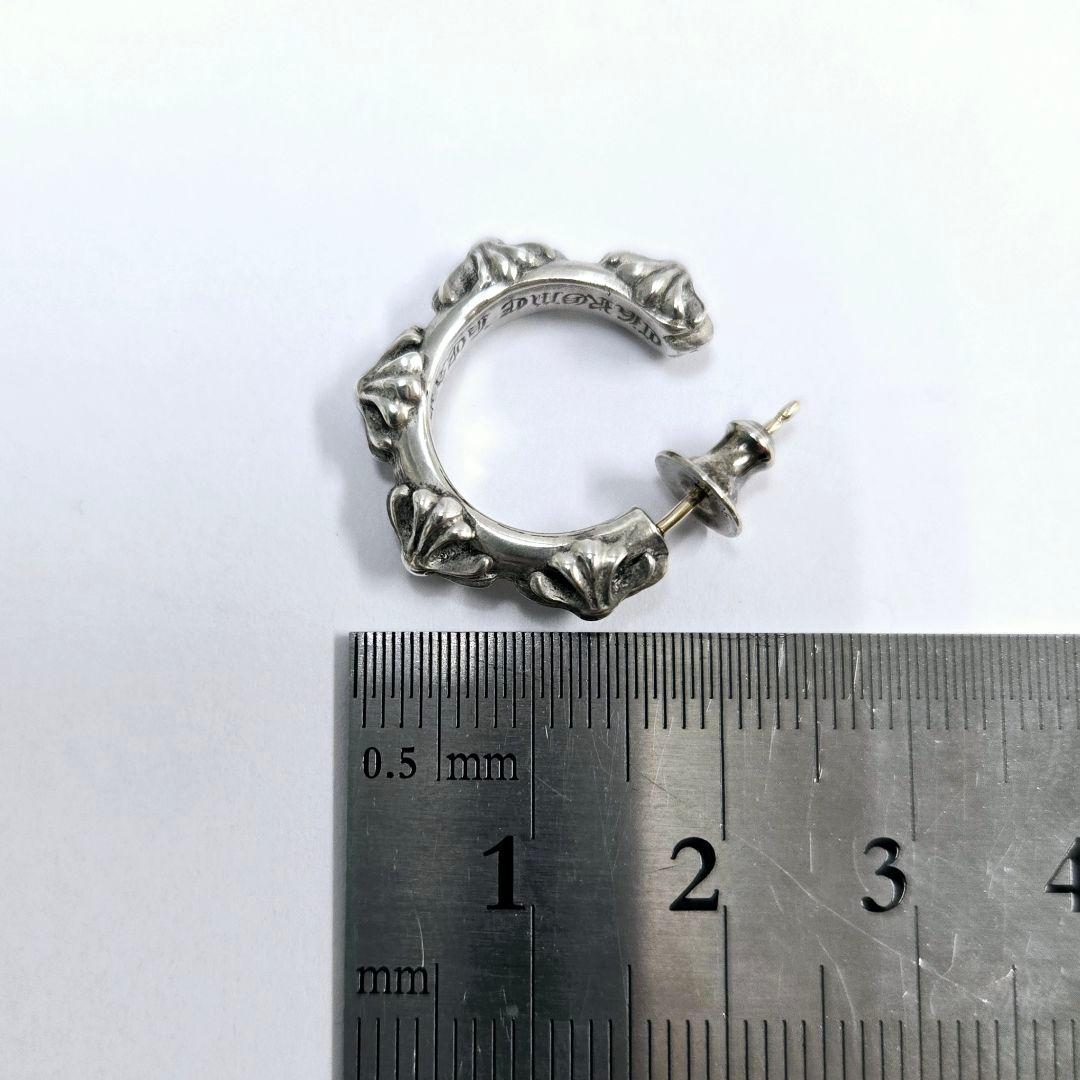 クロムハーツ　CHROME HEARTS　クロスバンド　フープ　ピアス