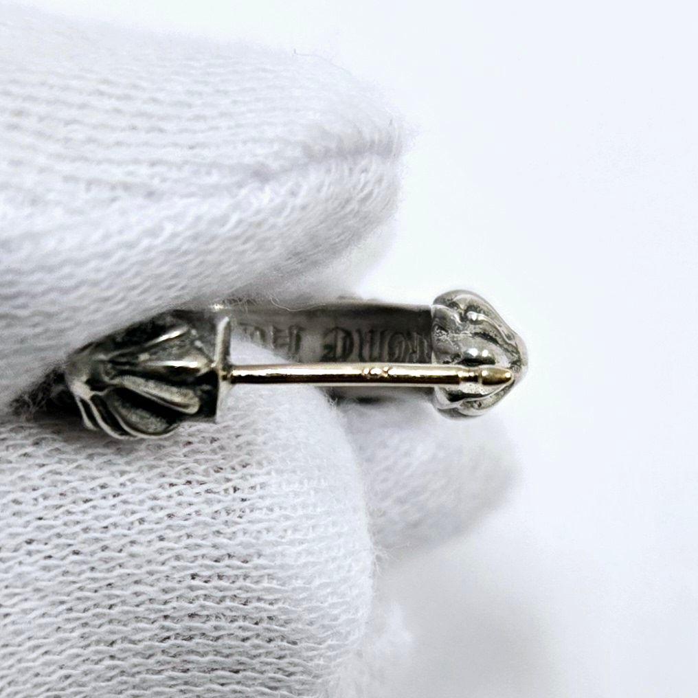 クロムハーツ　CHROME HEARTS　クロスバンド　フープ　ピアス