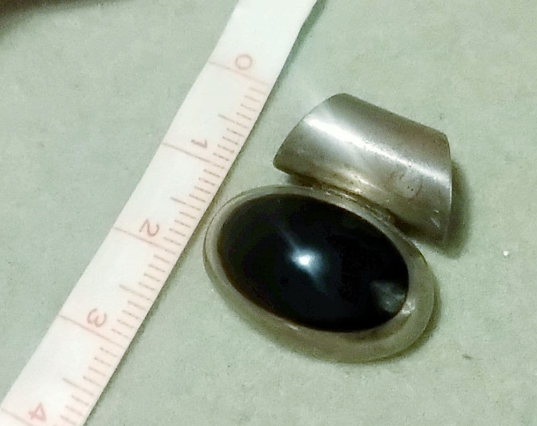 メキシコ オニキス ビンテージ ペンダント シルバー925 メキシカン