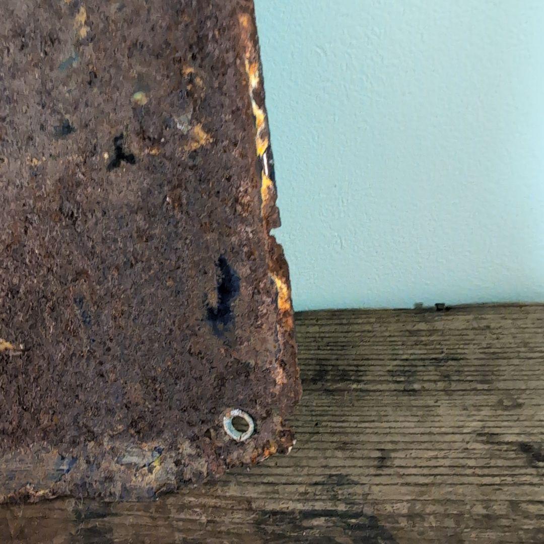 大日本加里株式會社　　　獨佛　加里　琺瑯看板　ホーロー看板