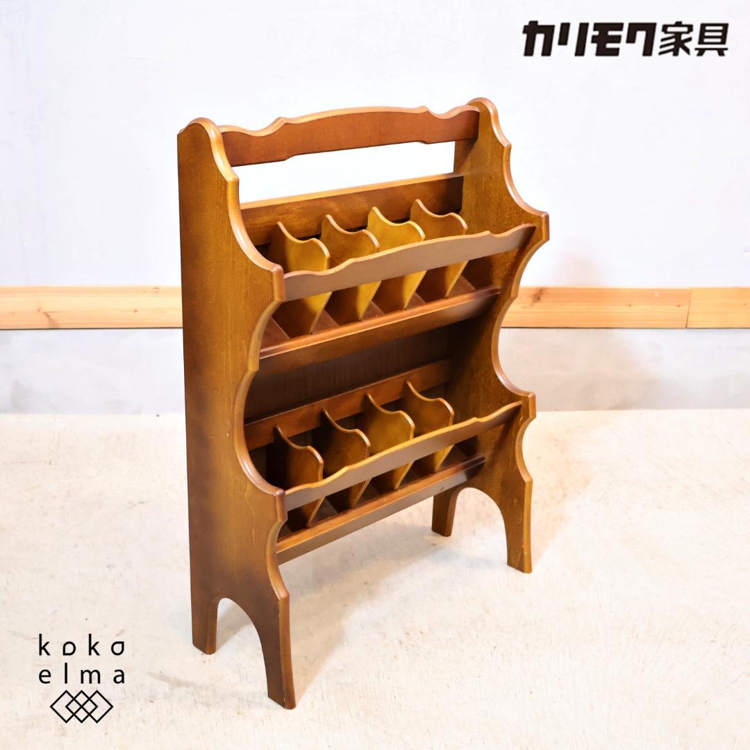 karimoku カリモク家具 コロニアル スリッパラック 木製 スリッパ立て