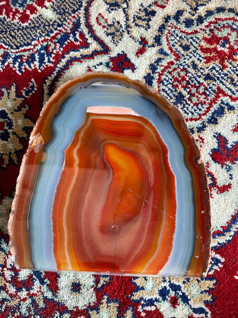 瑪瑙メノウ 原石置物