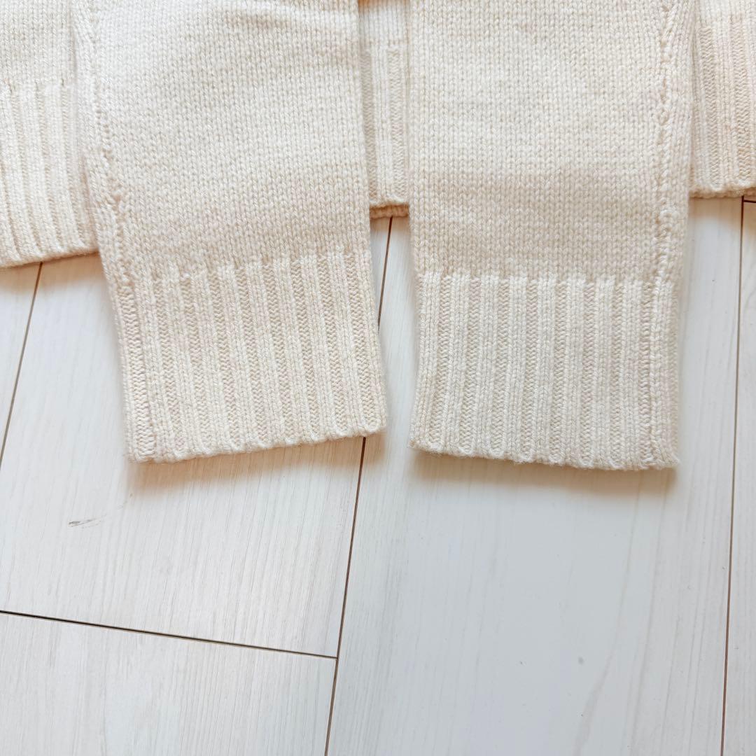 希少✨ポロベア　立体刺繍　ビジュー　ポロラルフローレン　カシミヤ　ベアニット