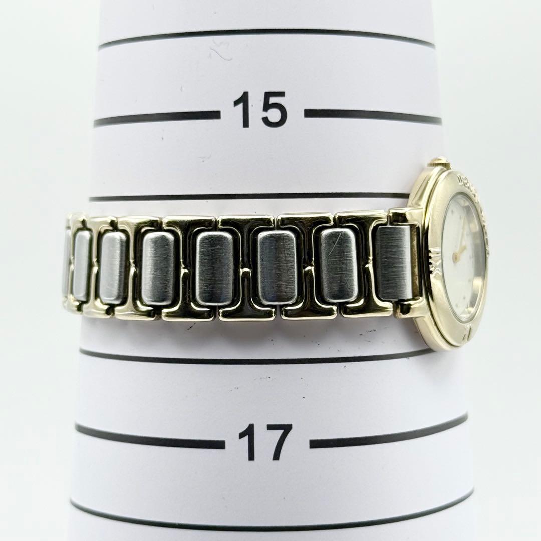 ✨新品電池・稼働✨サンローラン 腕時計 クォーツ ラウンド コンビ 箱付