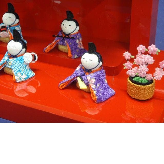 即納！限定値下げ♪●高さ４８ 新品♪ちりめんひな人形 10人揃い 京都龍虎堂●