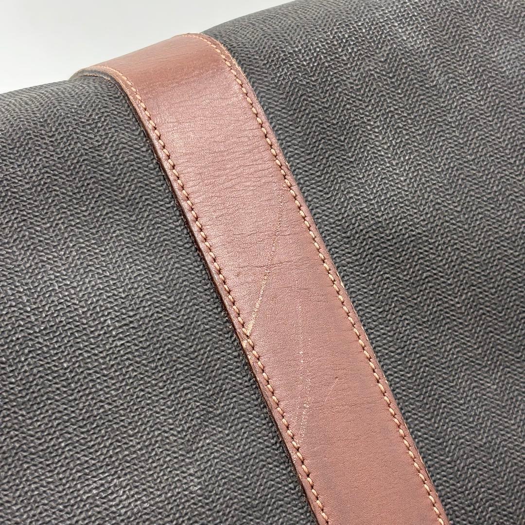 dunhill ダンヒル PVC×レザー ボストンバッグ トラベルバッグ 大容量