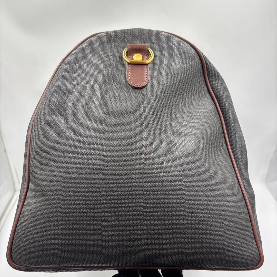 dunhill ダンヒル PVC×レザー ボストンバッグ トラベルバッグ 大容量