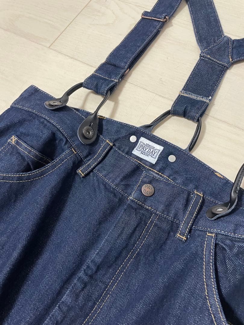 FRAMeWORK PAYDAY/ペイデイ サスペンダー付きデニム2 38