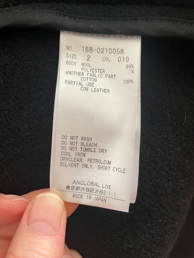 定価10万円✨YLEVE イレーヴ ロングダッフルコート ブラック2サイズ