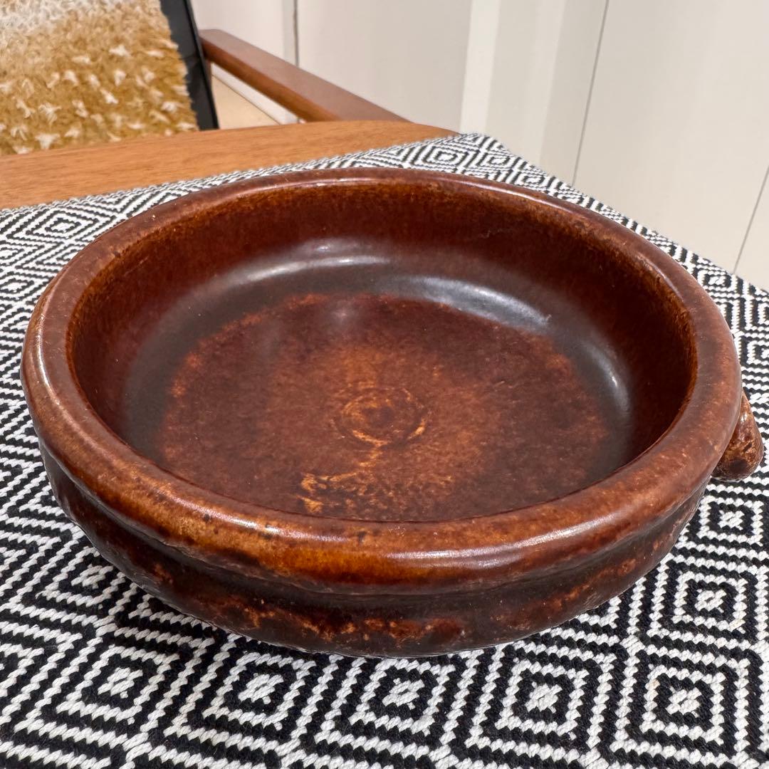 ✴︎ 雲井窯 ✴︎ 土鍋 中川一辺陶 一人鍋 飴釉 美品