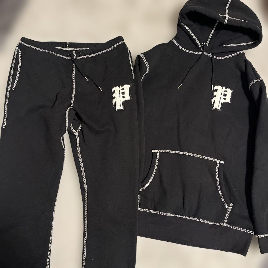 PHATRNK XL ブラック パーカーとパンツ セット