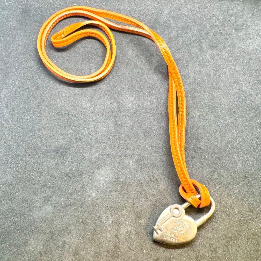 HERMES 2004年限定 カデナ ファンタジー ハート ネックレス ロック