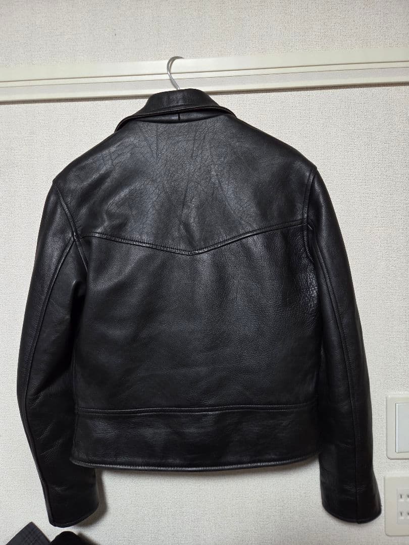 Horn Works ダブルライダースジャケット　ロンジャン