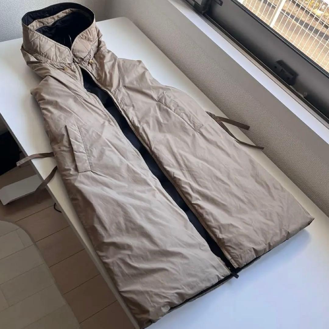 綺麗‼️リバーシブル✨ビジュー ロゴプレート✨ロングジレ マックスマーラキューブ