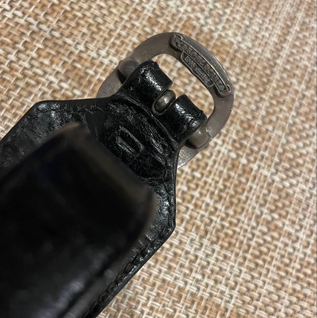 【付属品無】クロムハーツ R&R ガンスリンガーレザーブレスレット