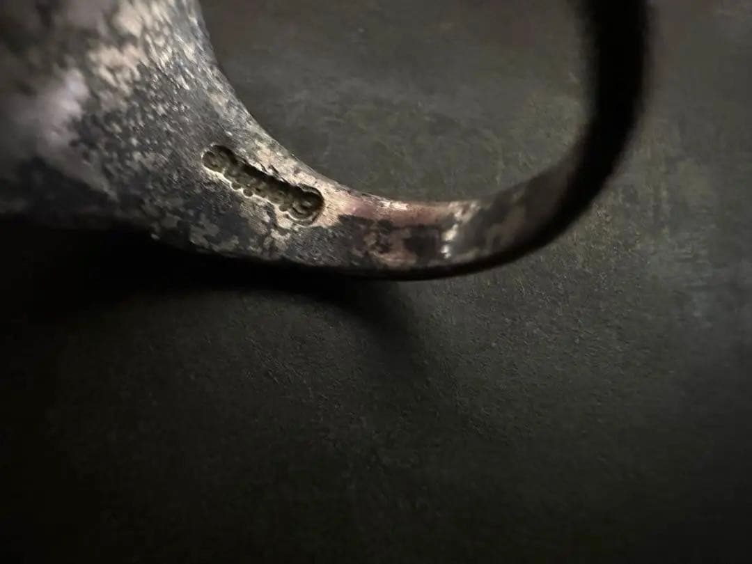 希少　ヴィンテージ　リング　アンティーク　アメリカ　オニキス　シルバー　925