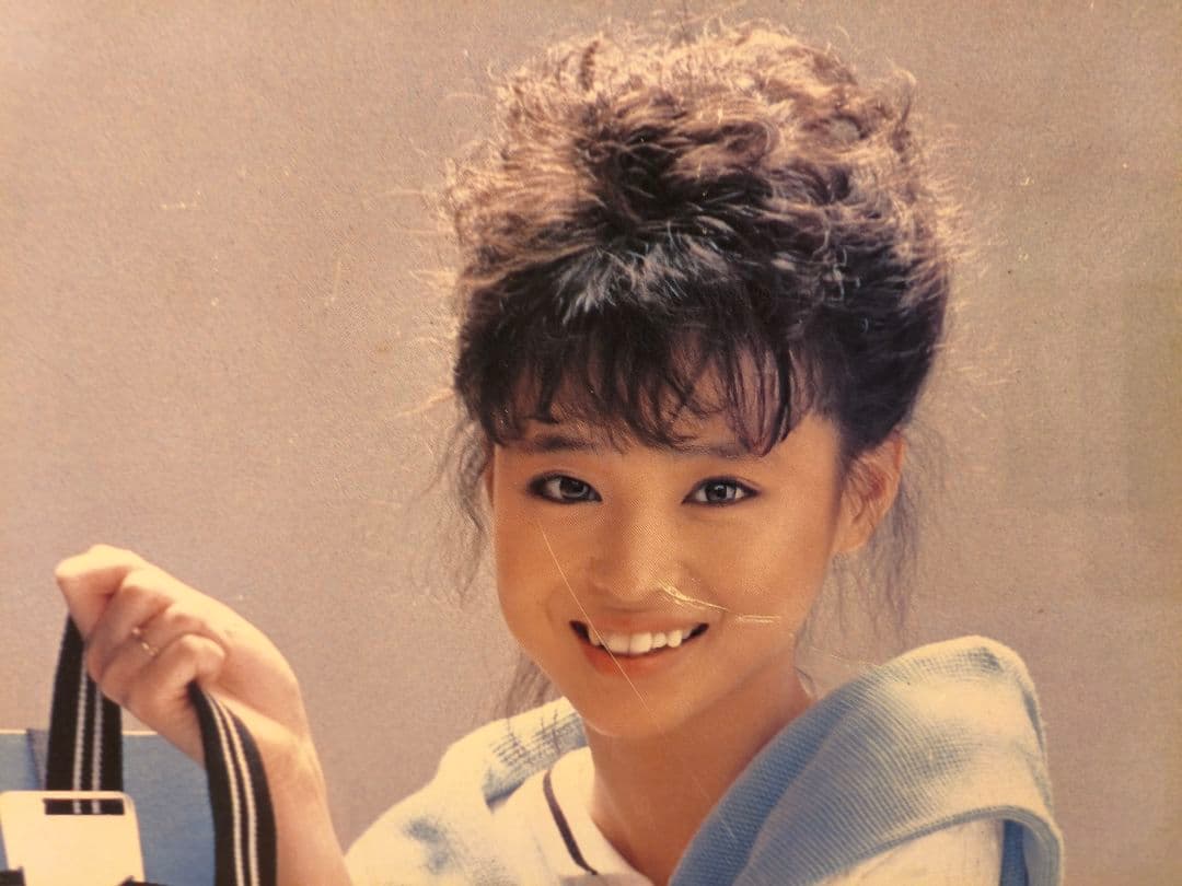 【昭和レトロ・貴重】松田聖子　看板　MOONSTAR