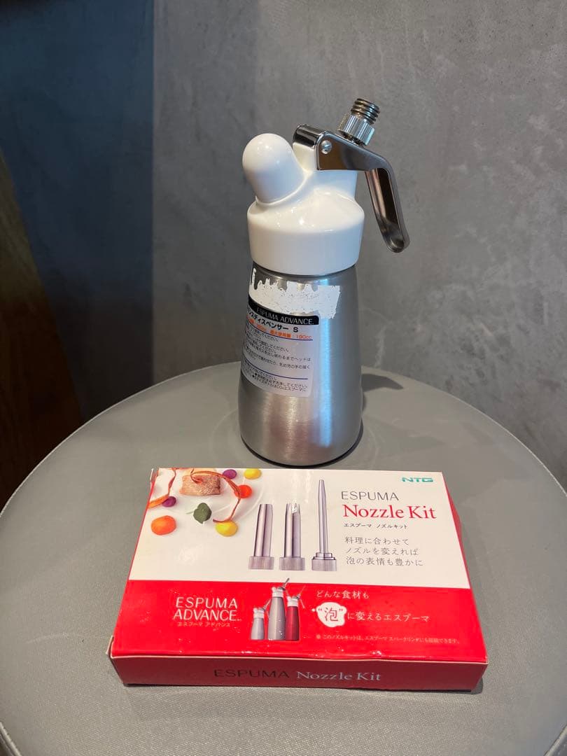 エスプーマアドバンスS とノズルキッドセットと充填機セット