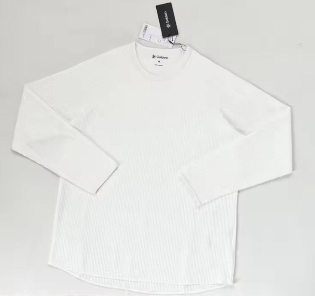 Goldwin ワッフルライト　ロングT　ホワイト　サイズ2