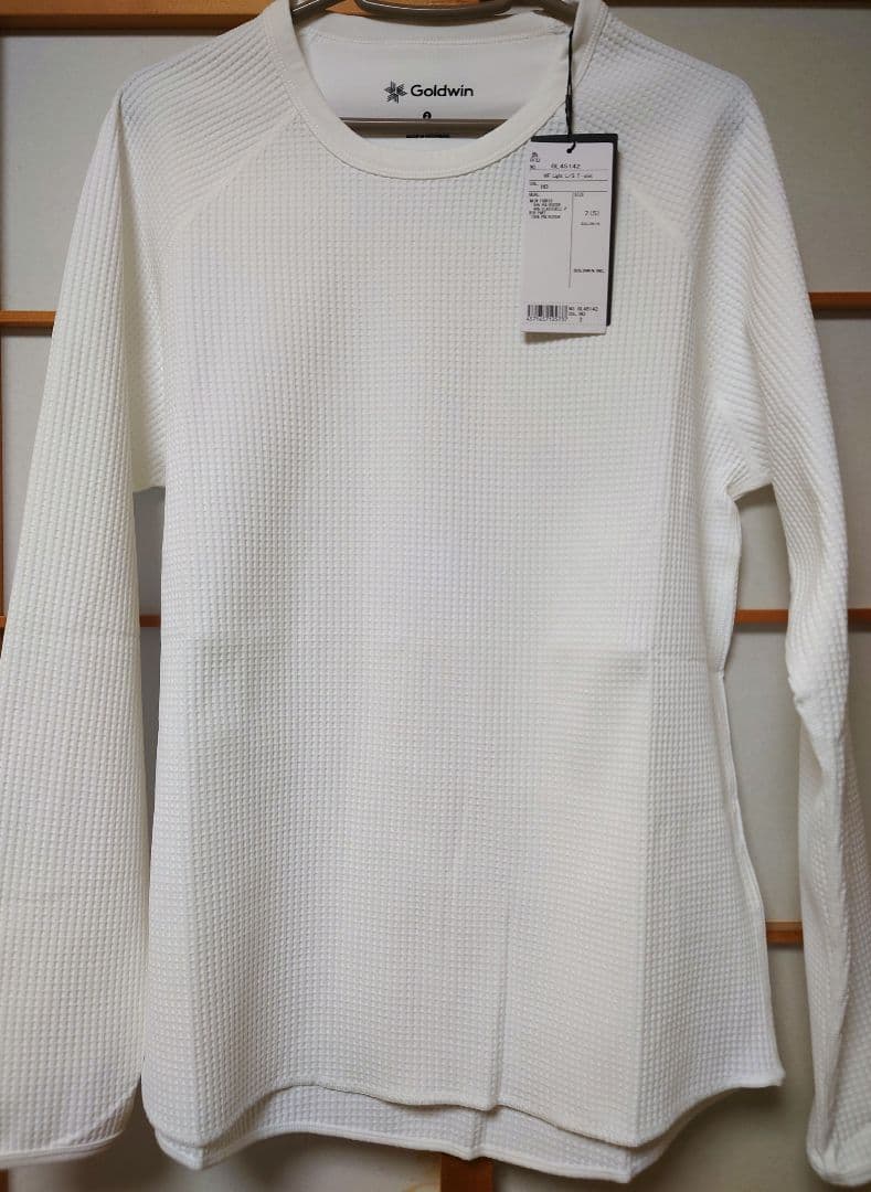 Goldwin ワッフルライト　ロングT　ホワイト　サイズ2