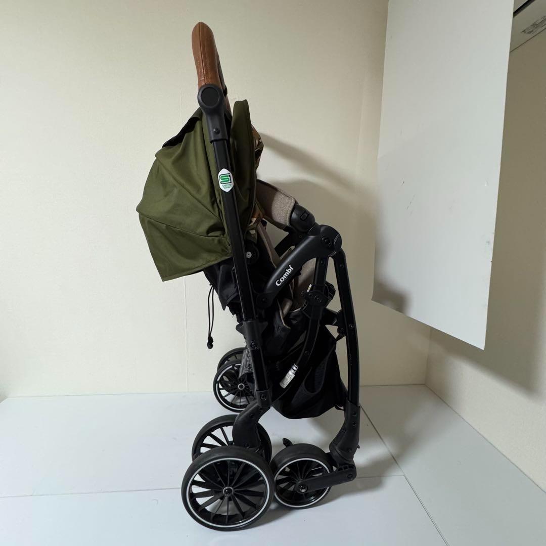 Combiコンビ スゴカル ベビーカー フォレストカーキ 新生児 エッグショック