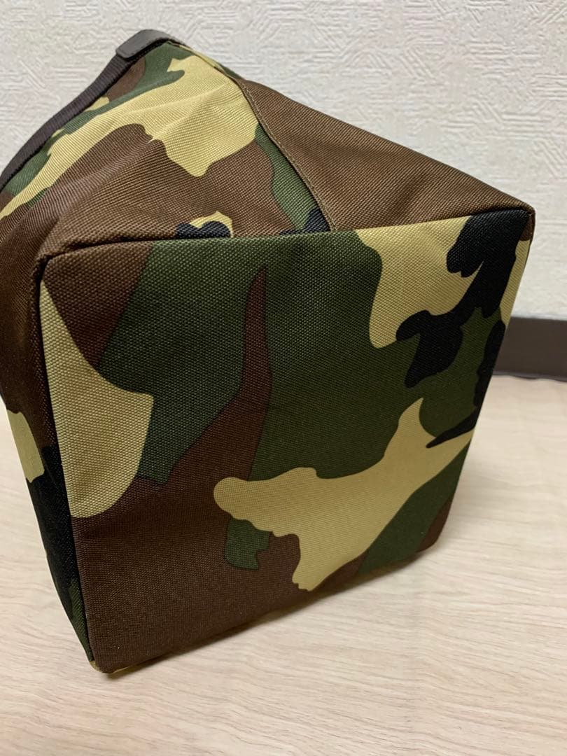 HERVE CHAPELIER エルベシャプリエ　迷彩柄カモフラージュ舟形トート