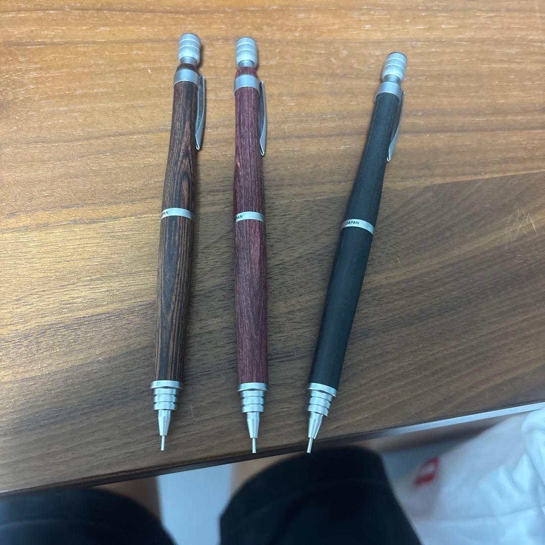 PILOT S20 シャープペン 0.5mm 木軸 3本セット 中古 美品