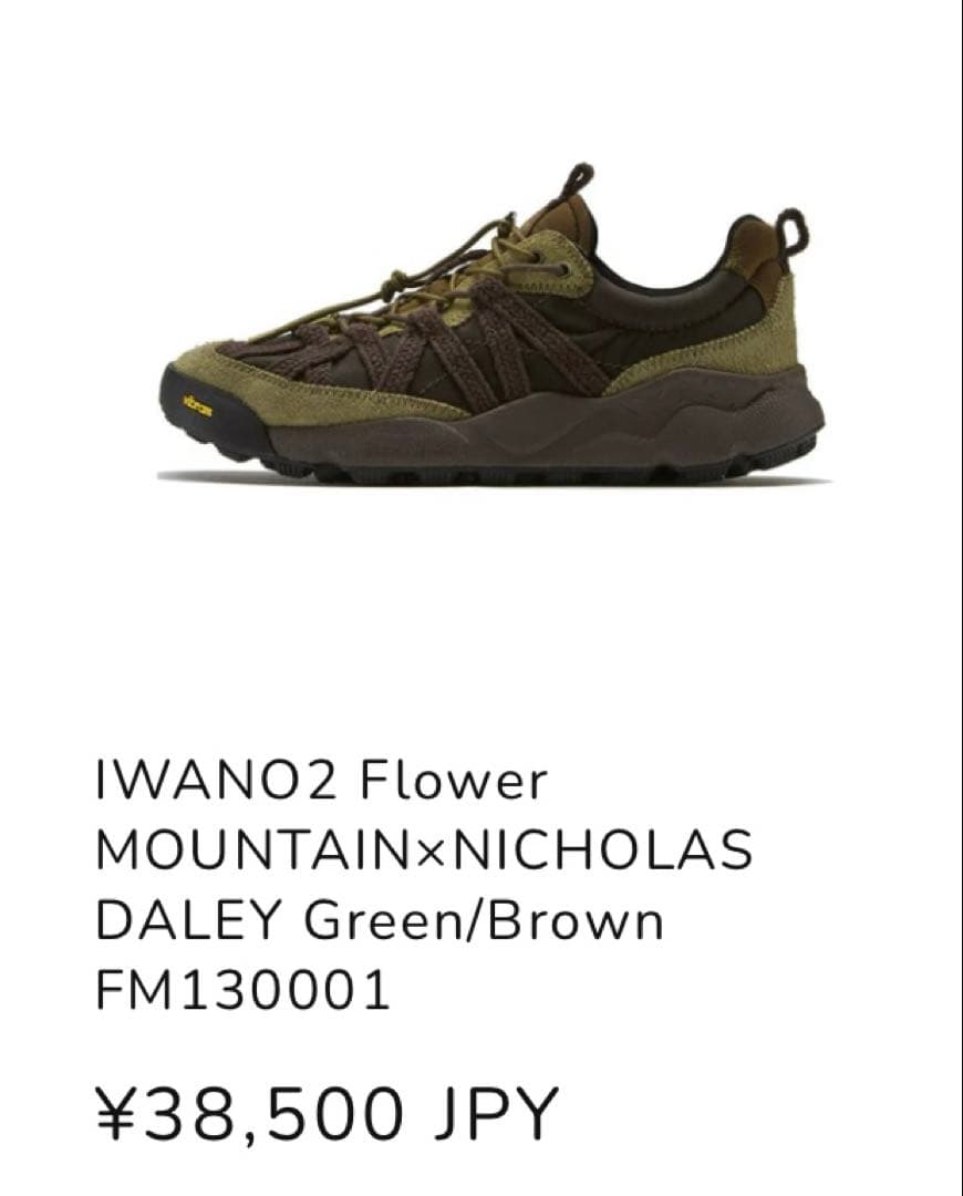 Flower MOUNTAIN 【IWANO2 - イワノ2】24.5㎝