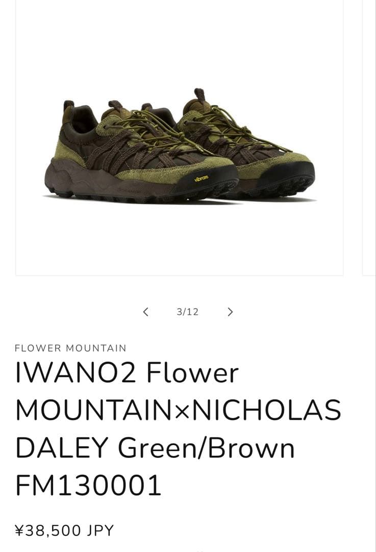 Flower MOUNTAIN 【IWANO2 - イワノ2】24.5㎝