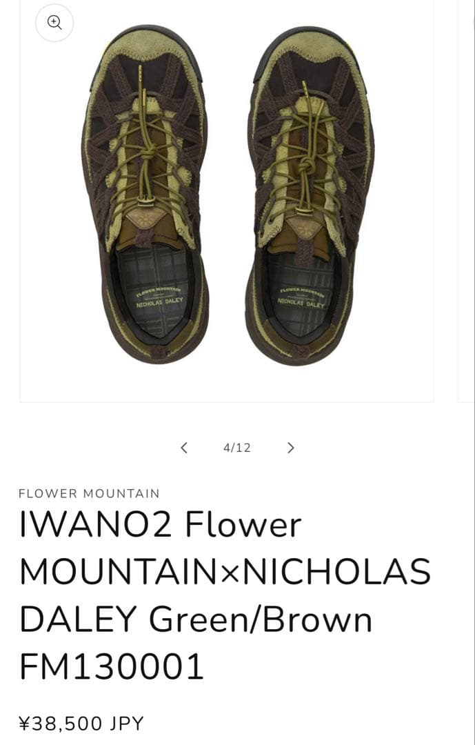 Flower MOUNTAIN 【IWANO2 - イワノ2】24.5㎝