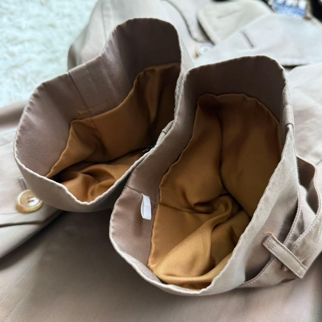 美品 バーバリー トレンチコート ロングコート ベージュ ノバチェック ベルト