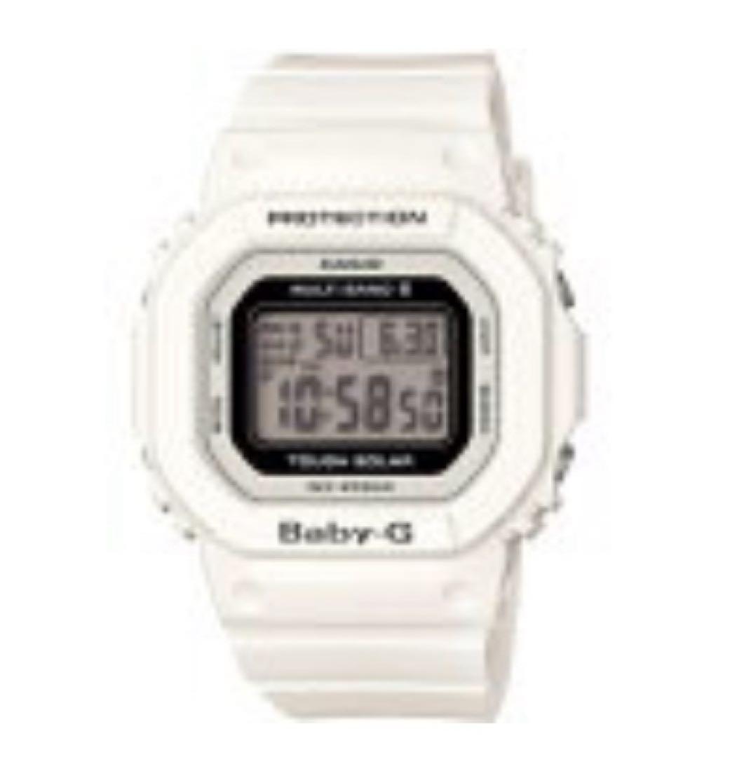 【美品】CASIO Baby-G ホワイト BGD5000-7JG