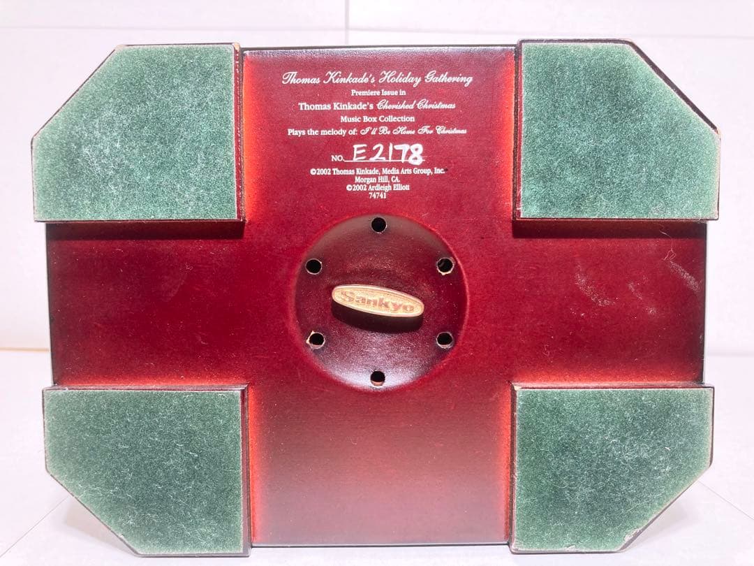 トーマスキンケード オルゴール ホリデーギャザリング 2002限定版｜廃版