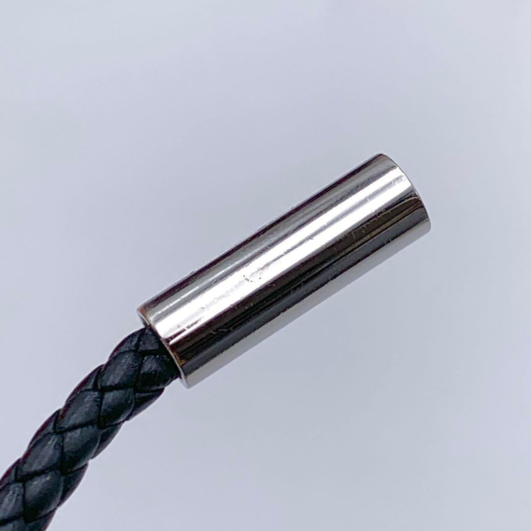 HERMES エルメス ゴリアテ ブラックコード シルバー金具　箱付き