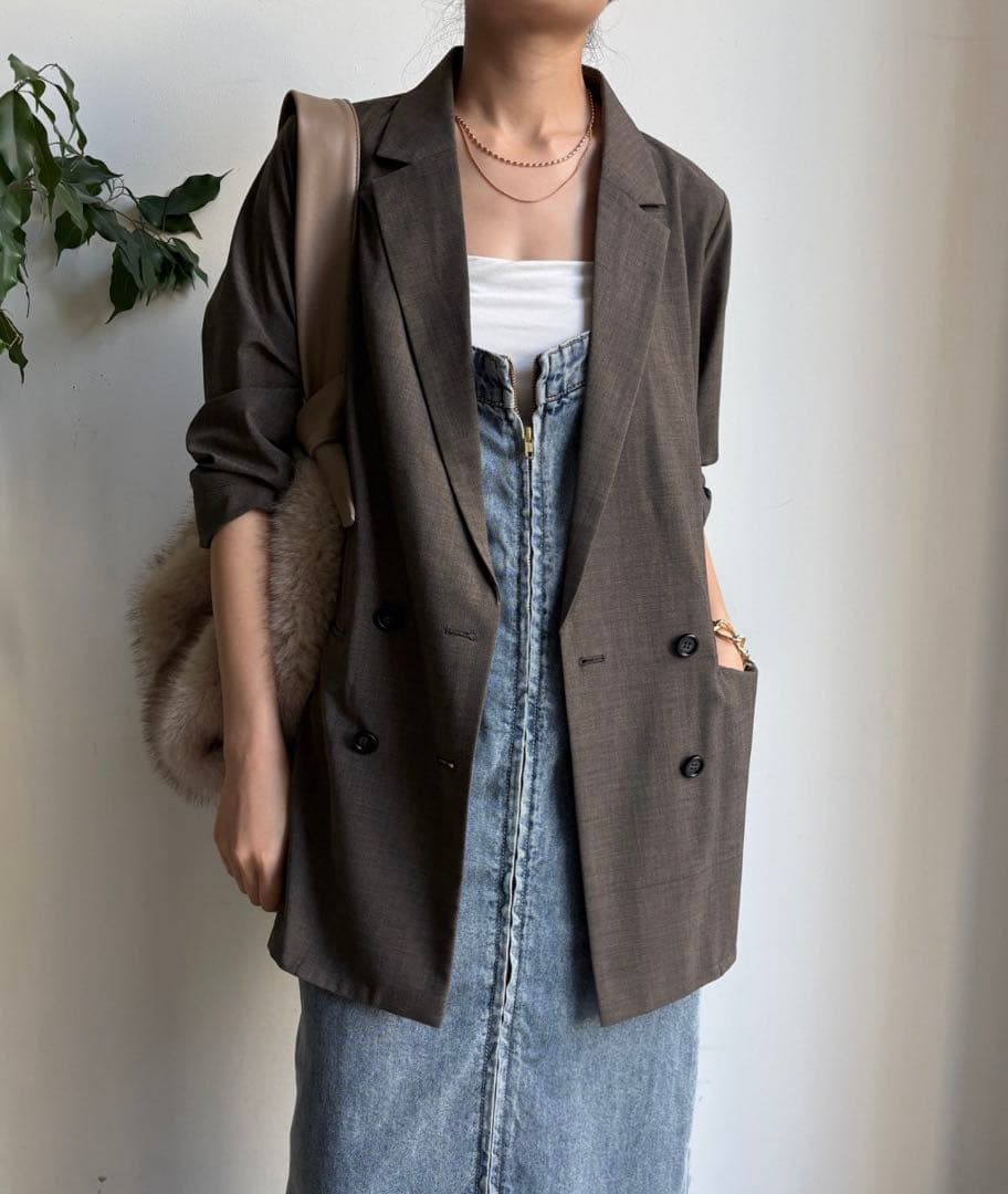 DouDou ドゥドゥ　デニムジャンスカ　38