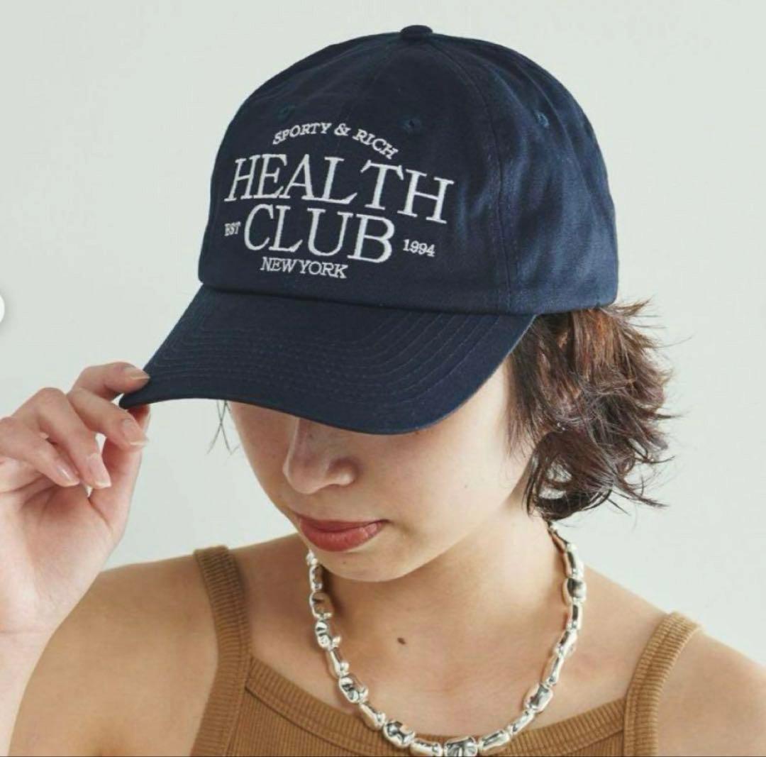 【人気完売品】sporty&rich healthclub 帽子　キャップ