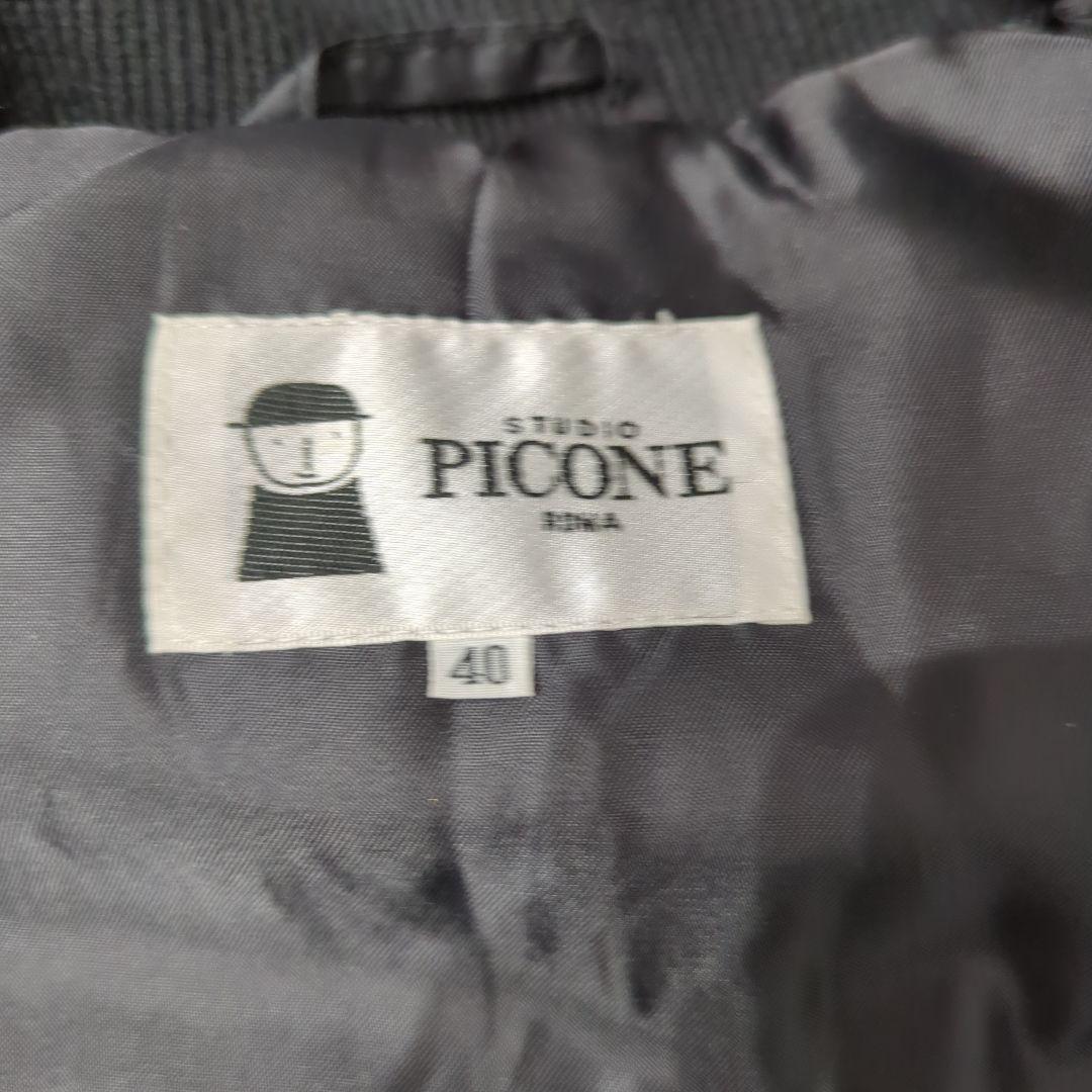 PICONE ブラック ノースリーブダウンベスト