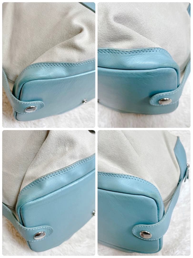 ジャックルコー レザー 切り替え ボストンバッグ トートバッグ キャンバス