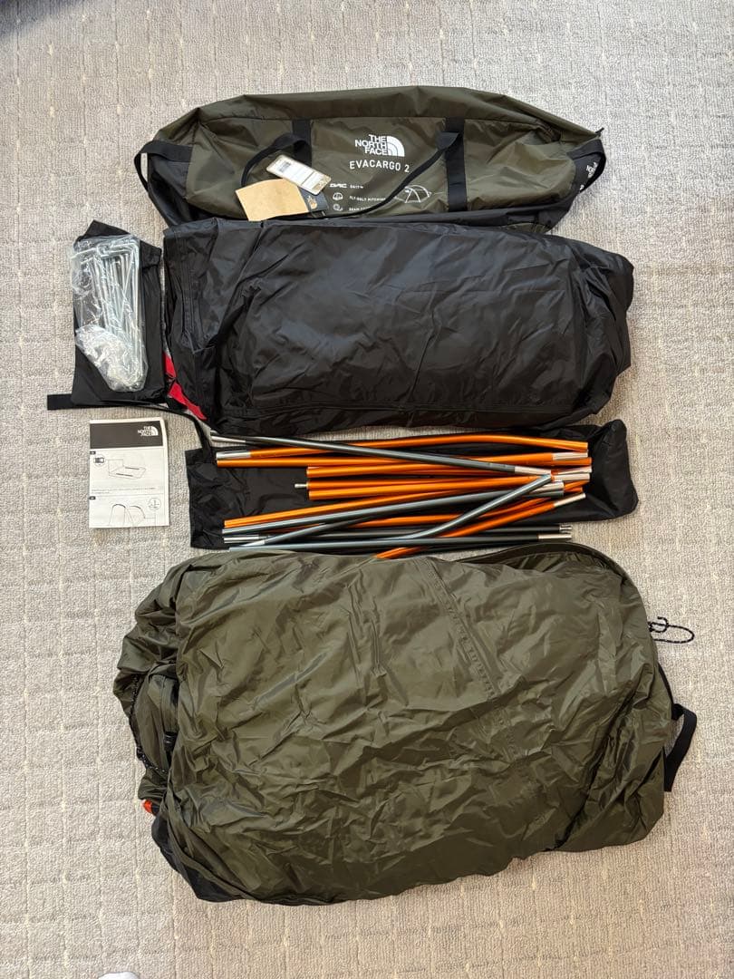 THE NORTH FACE エバベース 6エバカーゴ4エバカーゴ2の3点セット